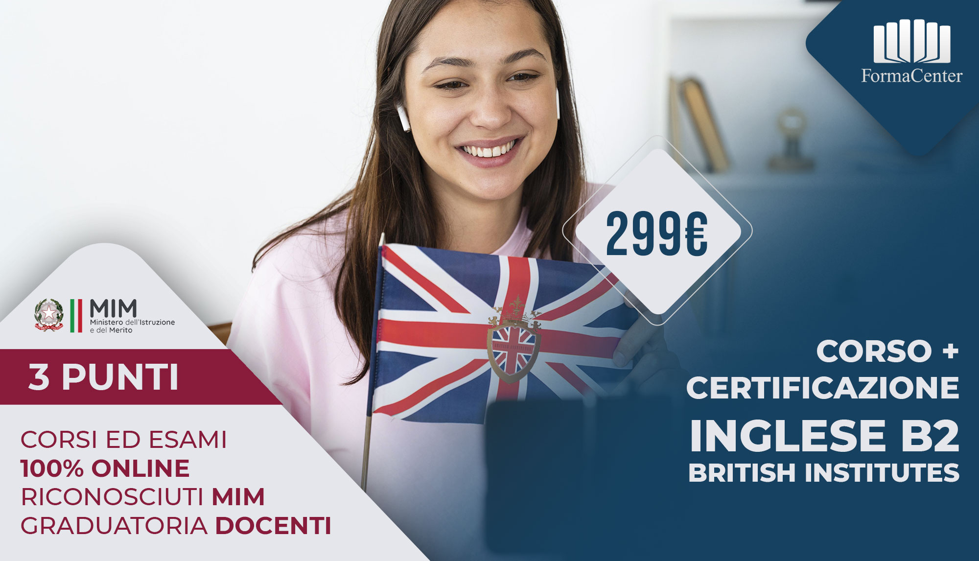 Corso + Certificazione Inglese B2 - Certificazioni Linguistiche 