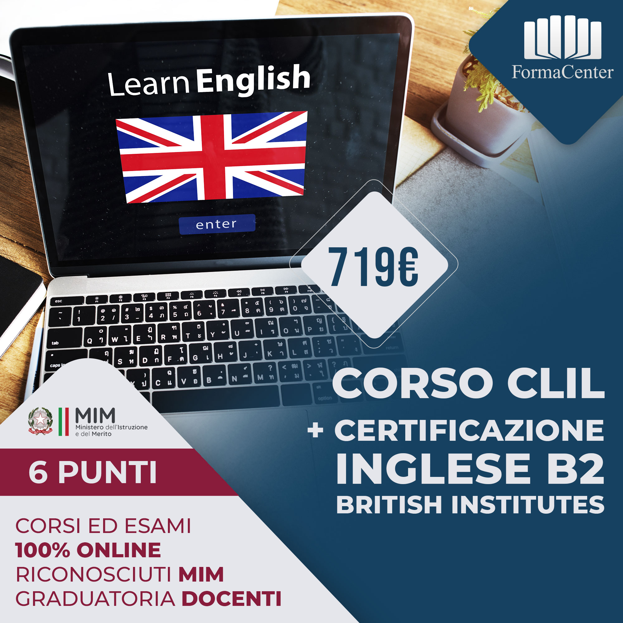 CLIL + CERTIFICAZIONE INGLESE B2