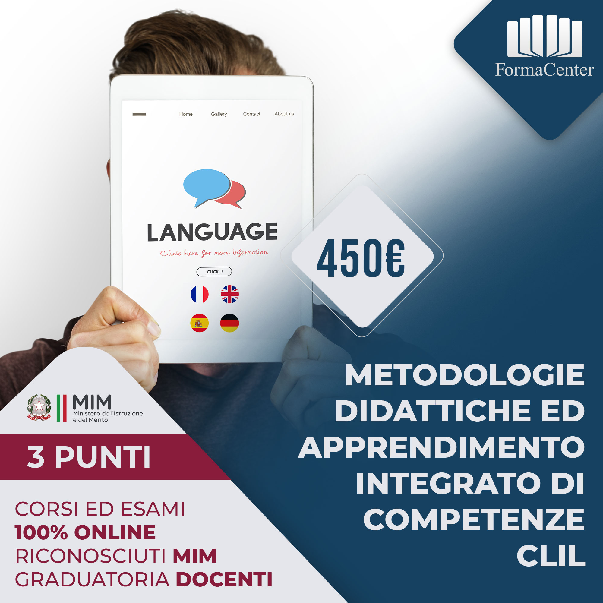 CPIC - METODOLOGIE DIDATTICHE ED APPRENDIMENTO INTEGRATO DI COMPETENZE CLIL