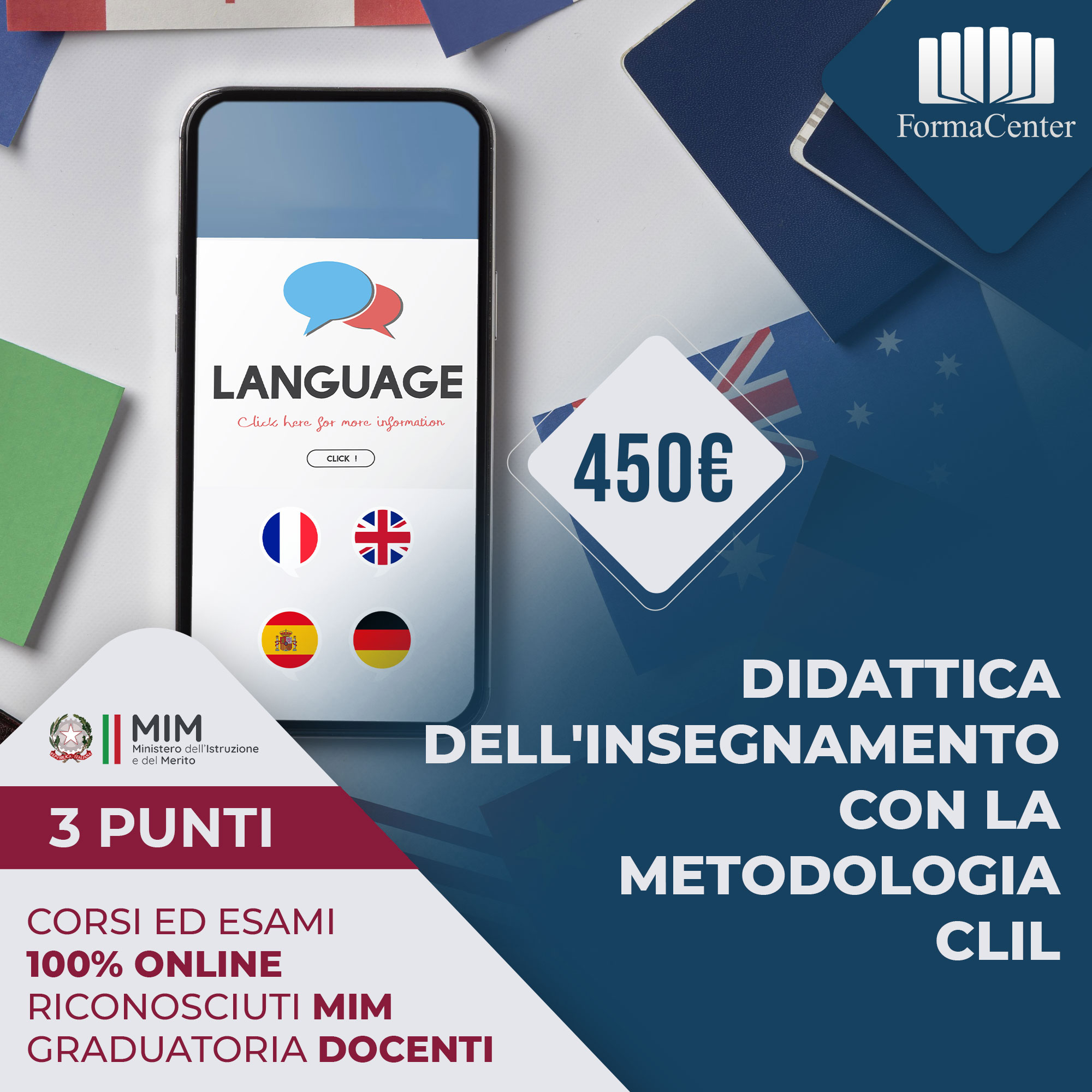 Didattica dell'insegnamento con la metodologia CLIL