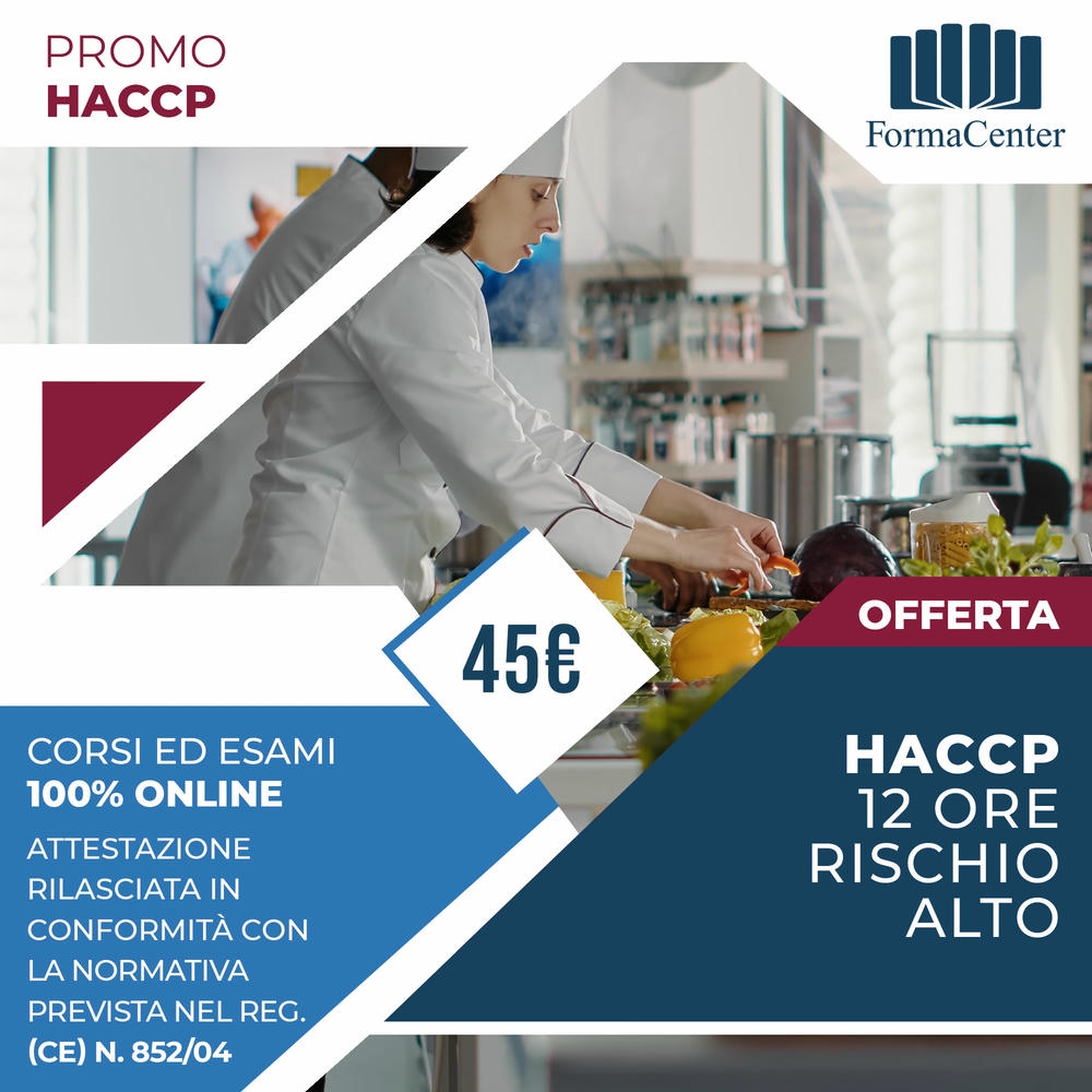 Corso HACCP - Rischio Alto (12 ore)