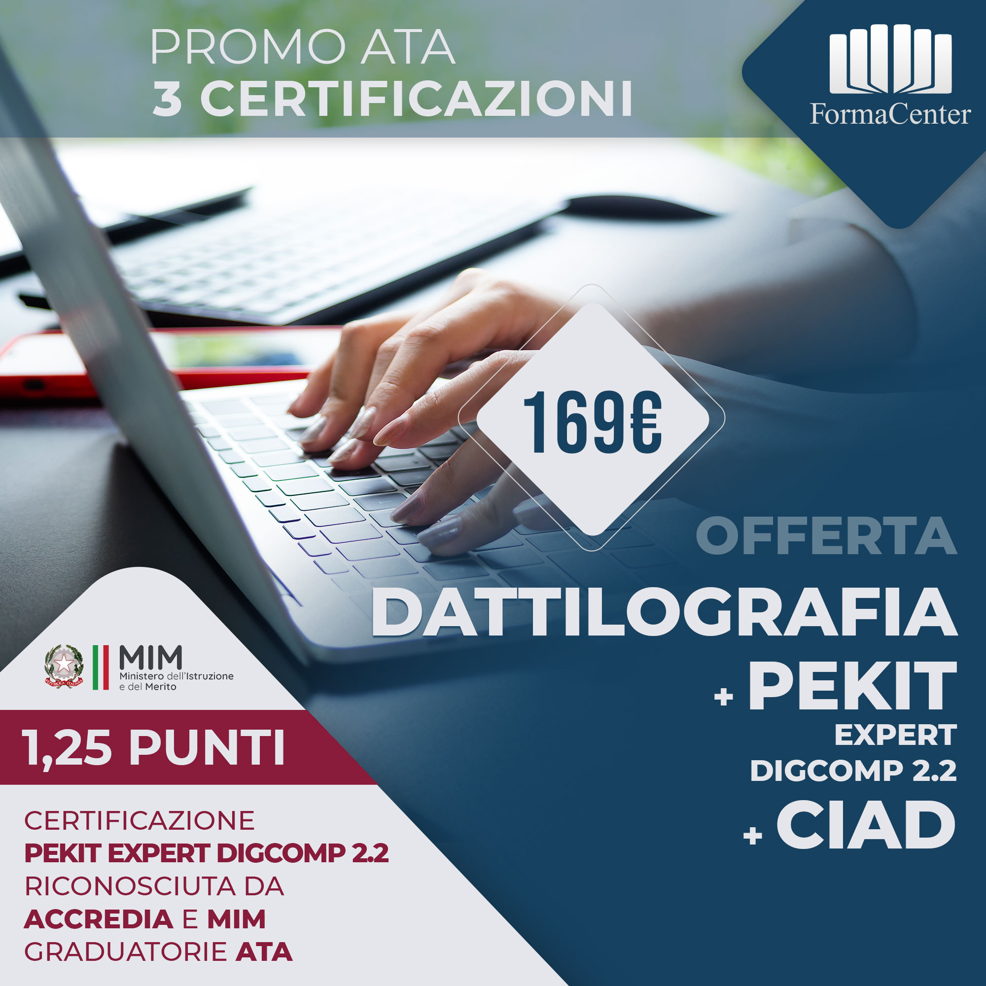 Promo: Dattilografia + Pekit Expert Digcomp 2.2 + CIAD 