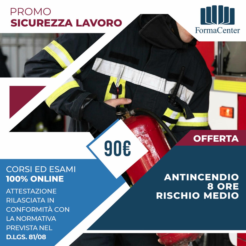Corso Antincendio - Rischio Medio (8 ore)