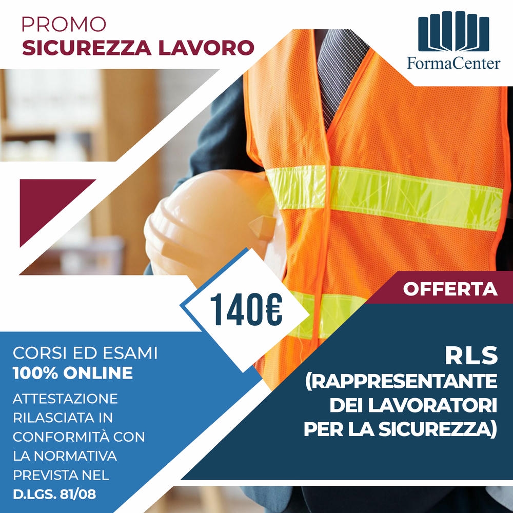 Corso per RLS (Rappresentante dei lavoratori per la Sicurezza)
